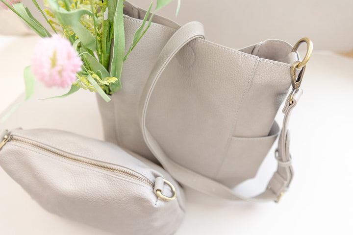 Kayleigh Bucket Bag - Crossbody Bag in a Bag - Monogrammed Tote