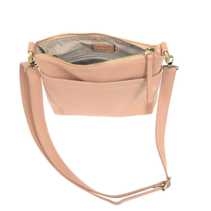Layla Top Zip Crossbody Purse - Monogrammed Cross Body Bag - 7 Colors