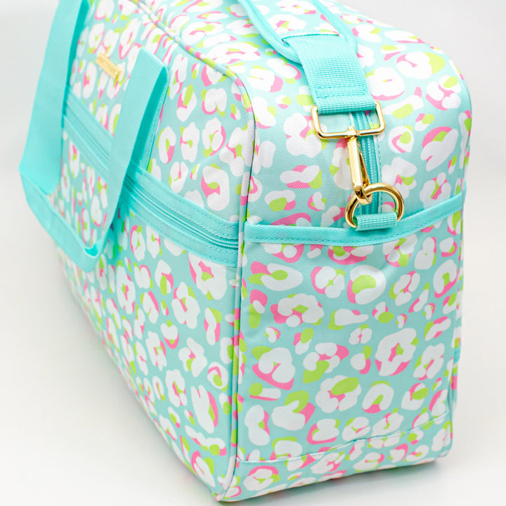 Weekender Travel Bag - Monogrammed Trolley Tote - Sunday Morning, Electric Ambition