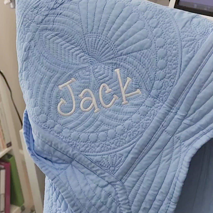 Baby Quilt - Baby Shower Gift - Personalized Baby Blanket