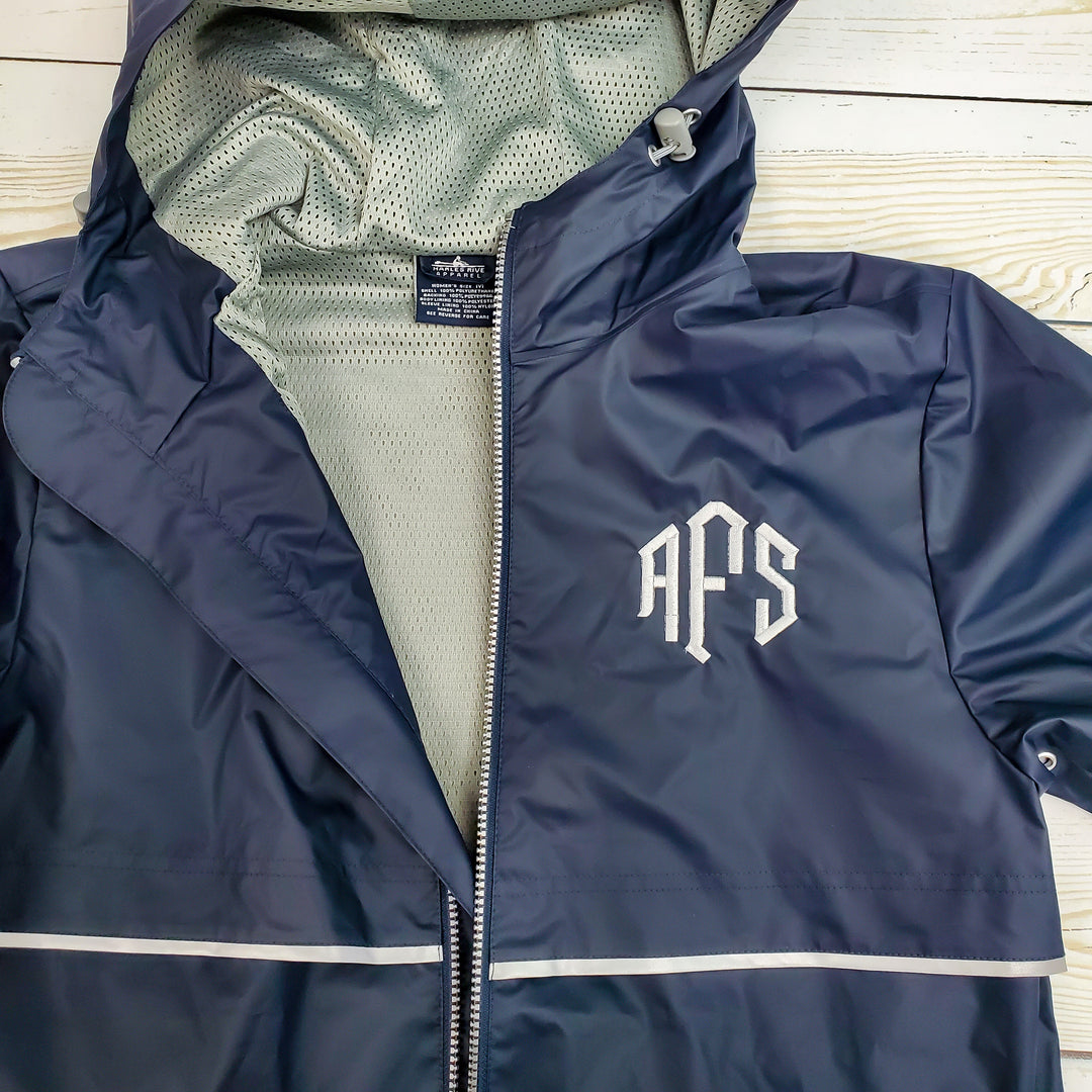 Charles River New Englander Rain Jacket -- Navy