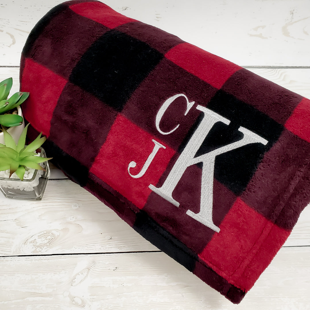 Buffalo Plaid Fleece Blanket