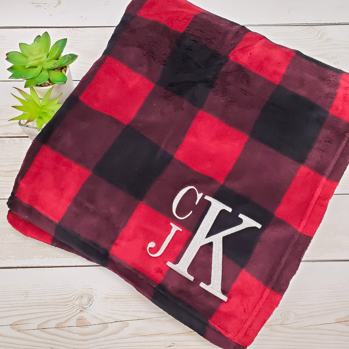 Buffalo Plaid Fleece Blanket