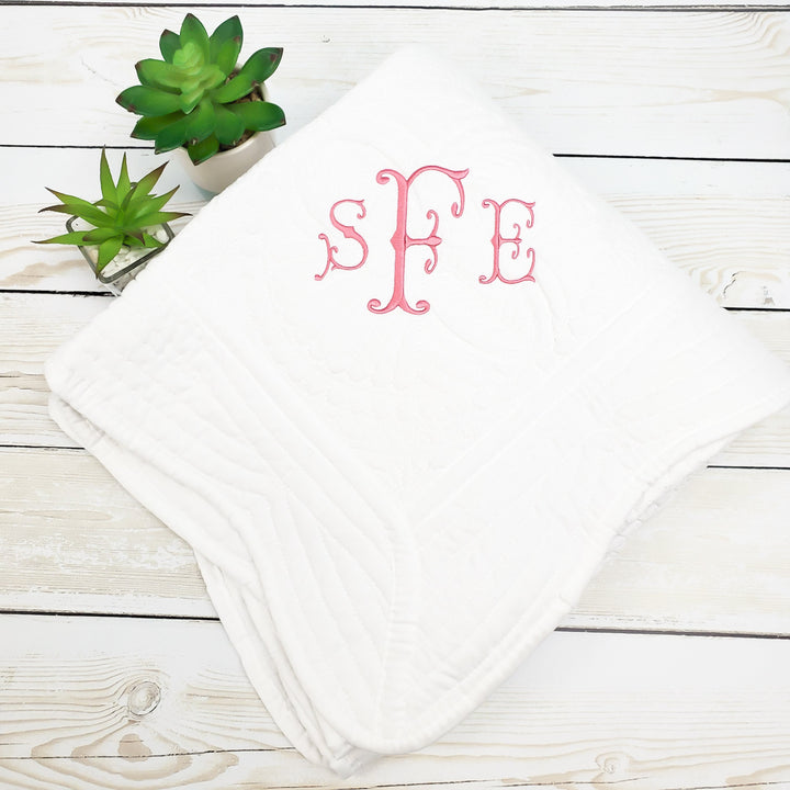 Baby Quilt - Baby Shower Gift - Personalized Baby Blanket