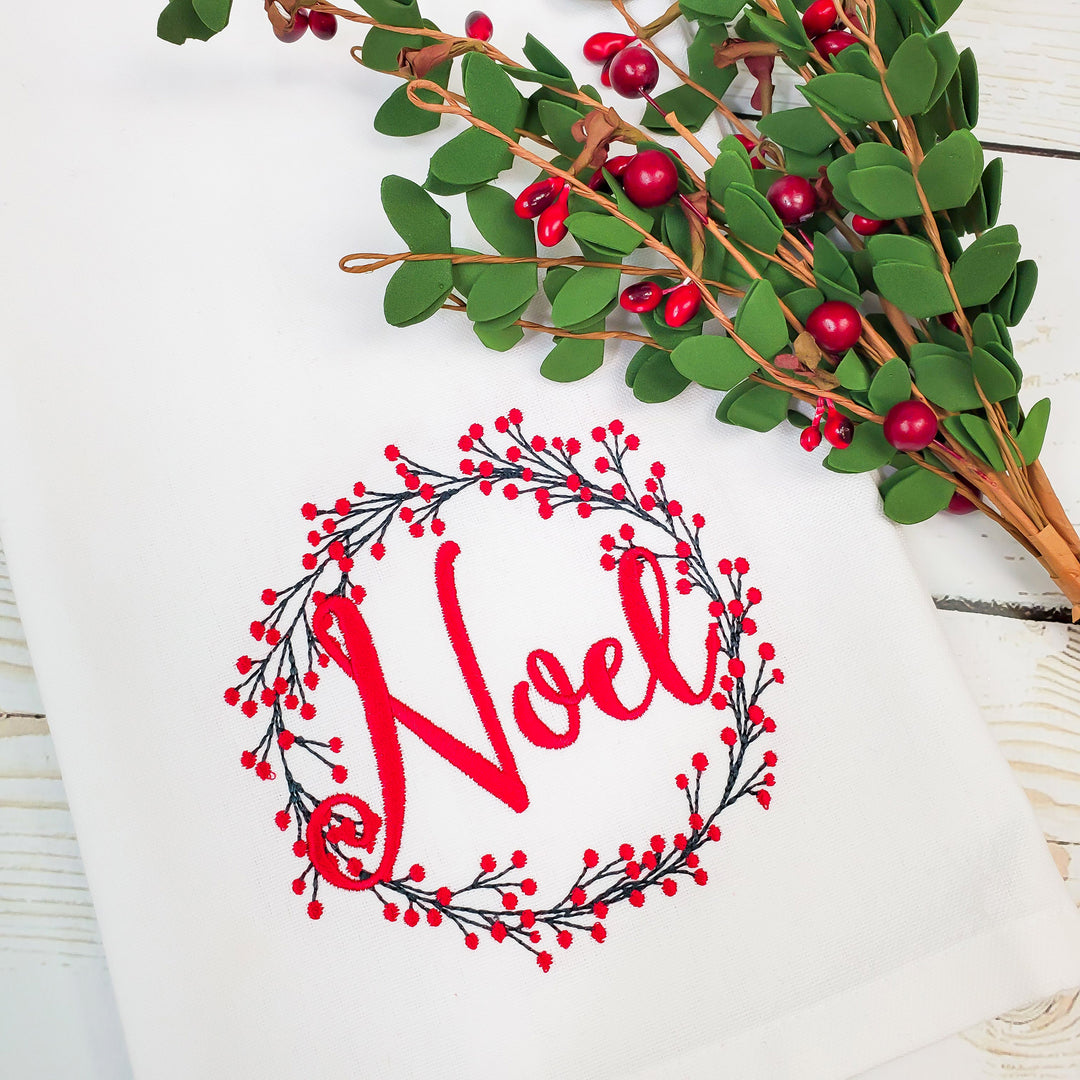 Noel Kitchen Towel - Christmas - Farmhouse Decor
