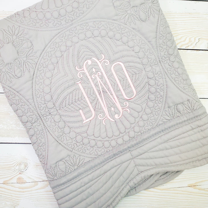 Baby Quilt - Baby Shower Gift - Personalized Baby Blanket