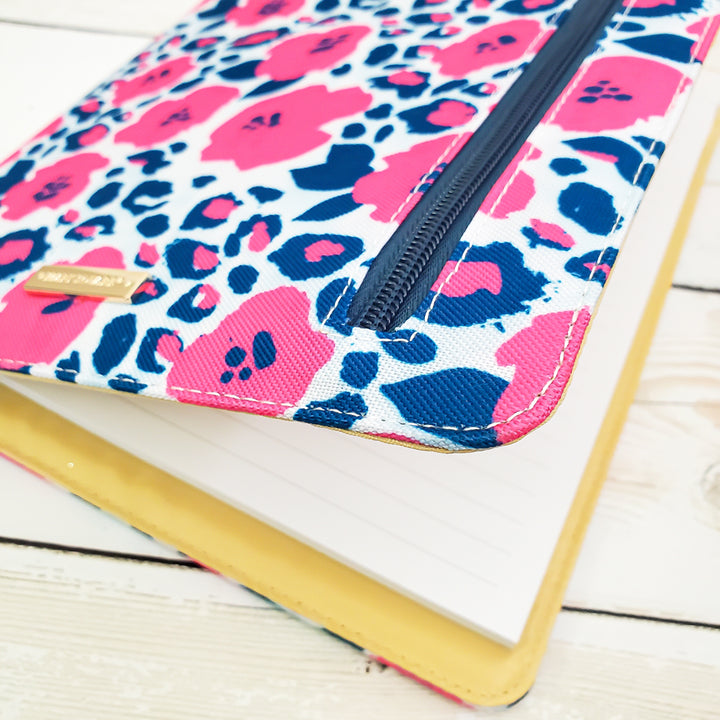 Legal Pad Portfolio - Refillable - Notepad - Wild Posy Floral