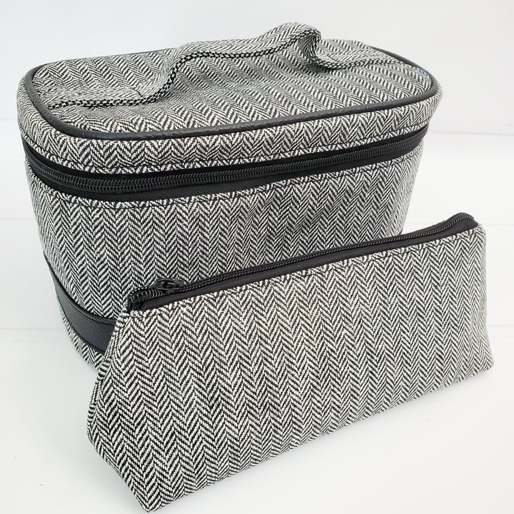 Herringbone Grab N Go Pouch Makeup Bag Travel Accessory