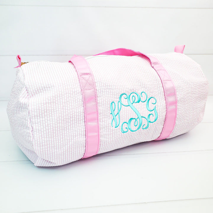 Seersucker Duffle Bag - 5 Colors