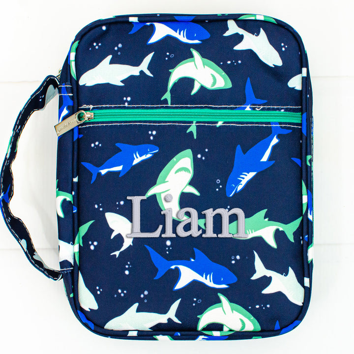 Personalized Canvas Bible Cover for Kids - Sharks