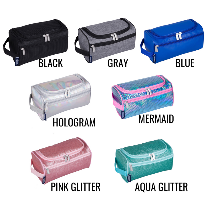 Personalized Kids Toiletry Bags - 7 Colors - Wildkin