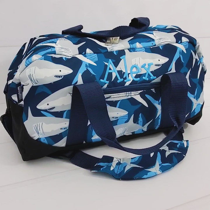 Personalized Overnighter Duffle Bags for Kids - 26 Colors