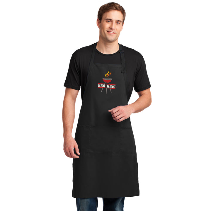 BBQ Apron - Grilling Apron - Father's Day Gift - BBQ King, Egghead, Grill Master