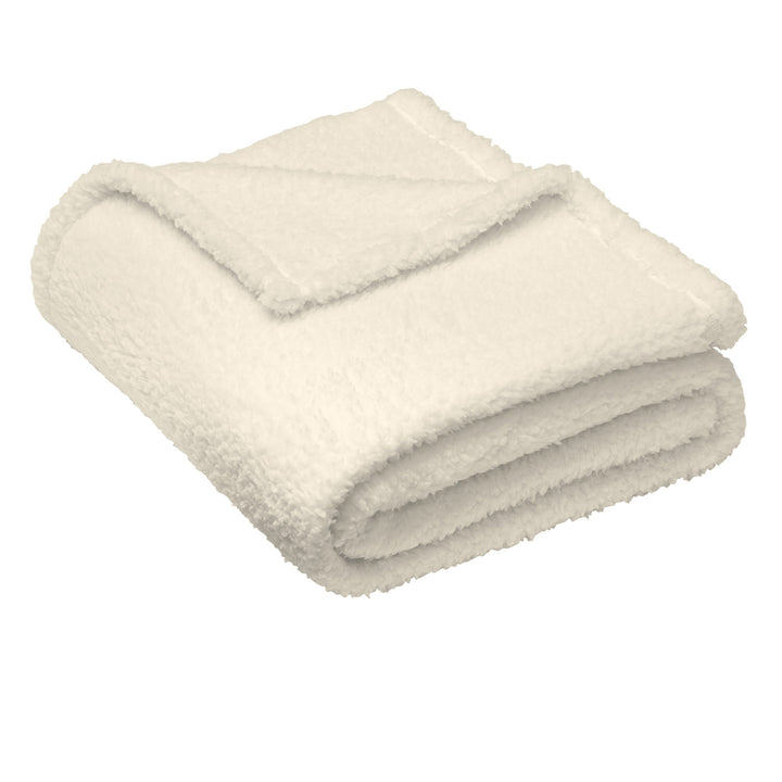 Sherpa Fleece Monogrammed Blanket - 4 Colors