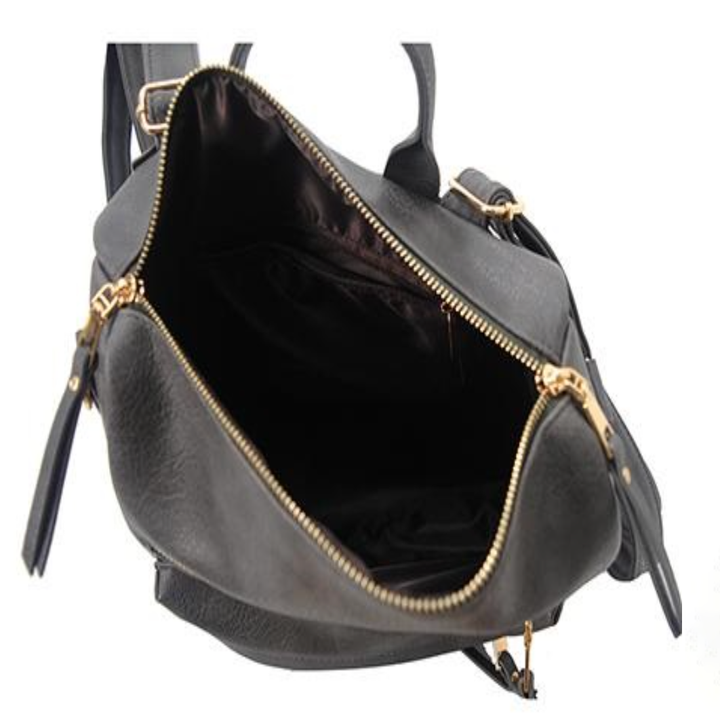 Vegan Leather Convertible Backpack - 3 Colors