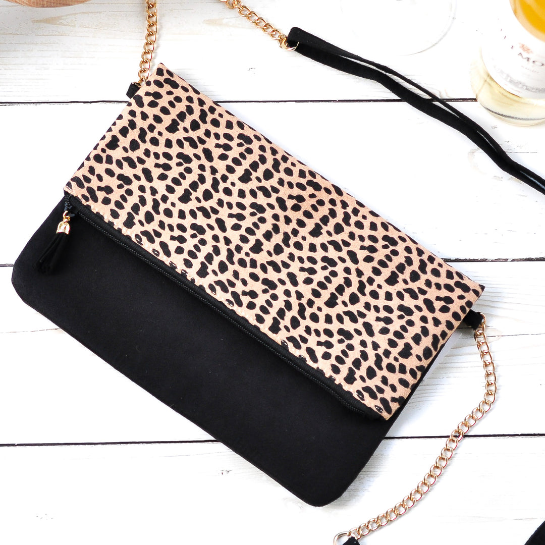 Leopard Midtown Crossbody Purse