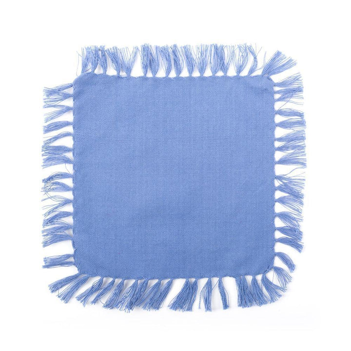 Fringe Cocktail Napkins Set of Four - 4 Colors