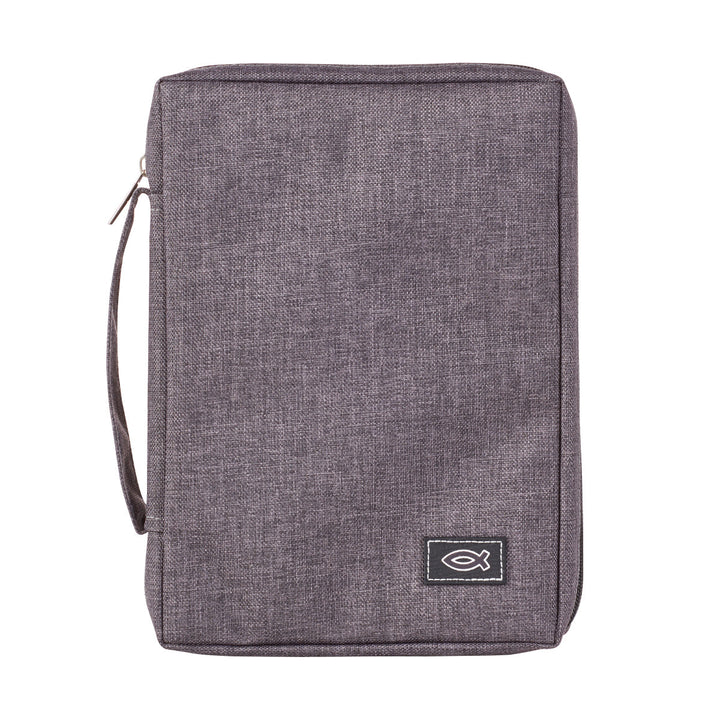 Basic Bible Cover - Solid Book Cover - 2 Colors - Black or Gray