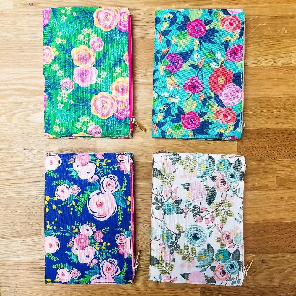 Journal Cover - Green Floral