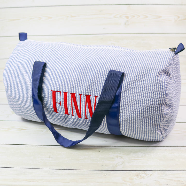 Seersucker Duffle Bag - 5 Colors