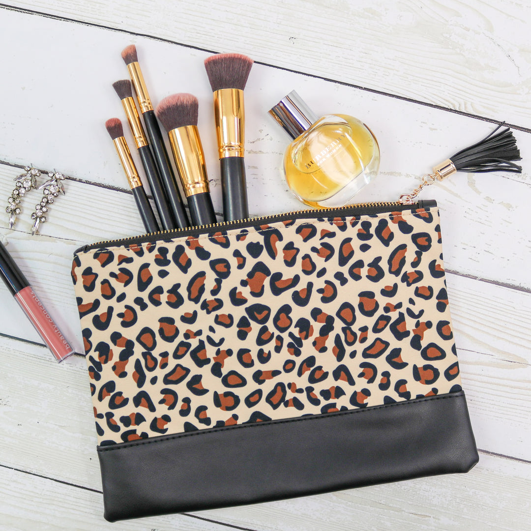 Cheetah Zip Pouch
