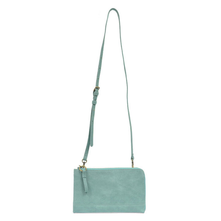 Karina Crossbody Wristlet Wallet - Monogrammed Wallet - Guitar Strap Crossbody