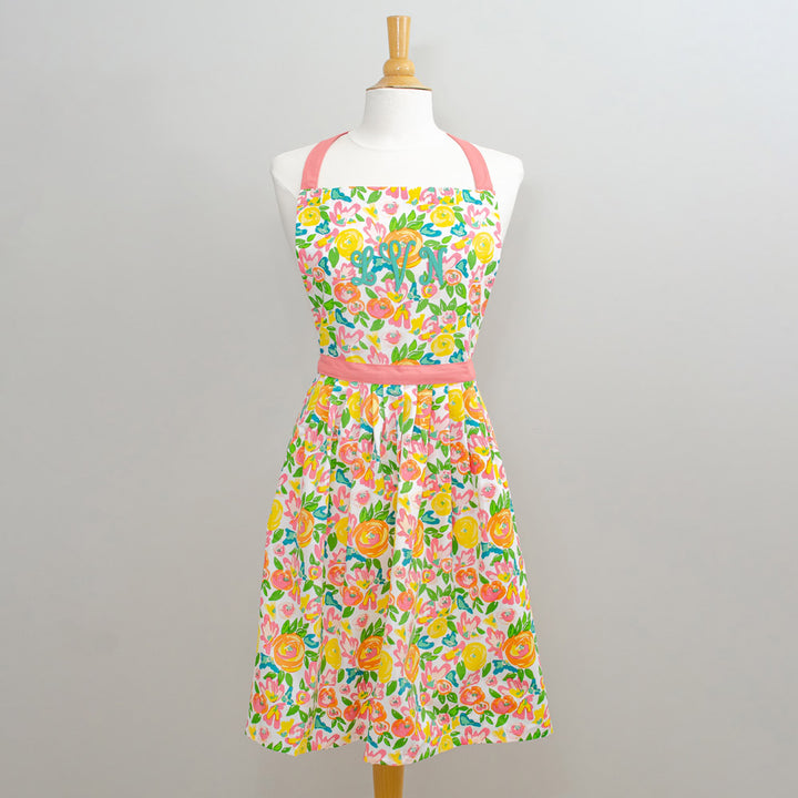 Garden Party Monogrammed Apron