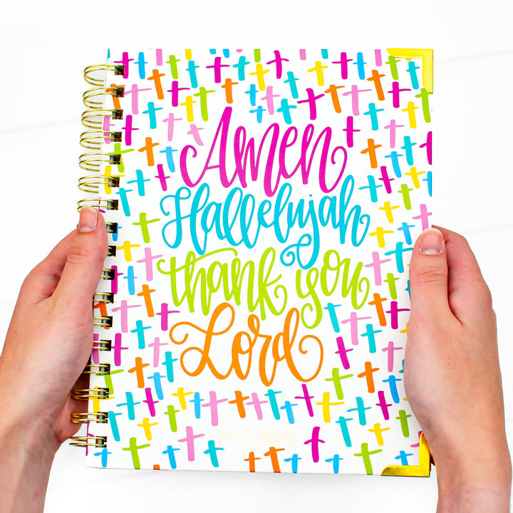 Prayer Journal for Girls Teens Women - Christian Bible Prayer Notebook and Devotional - Thank You Lord