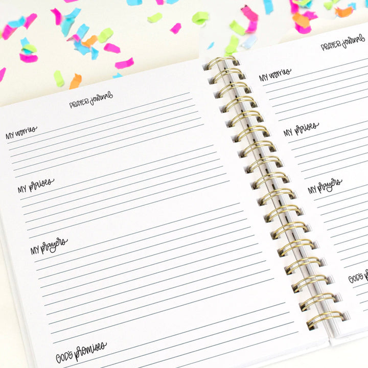 Prayer Journal for Girls Teens Women - Christian Bible Prayer Notebook and Devotional - Amazing Grace
