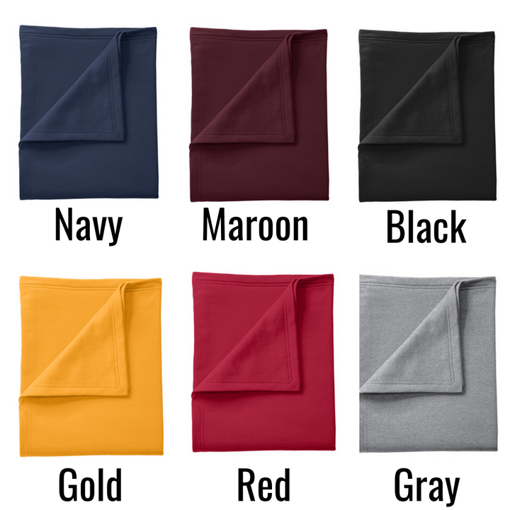 Stadium Blanket -- Customized Team Name