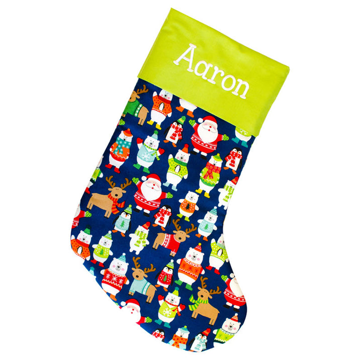 Handmade Kids Stockings Personalized, Kids Stockings Christmas, Personalized Christmas Stockings for Kids, 1st Christmas