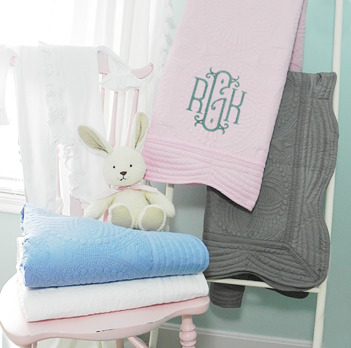 Baby Quilt - Baby Shower Gift - Personalized Baby Blanket