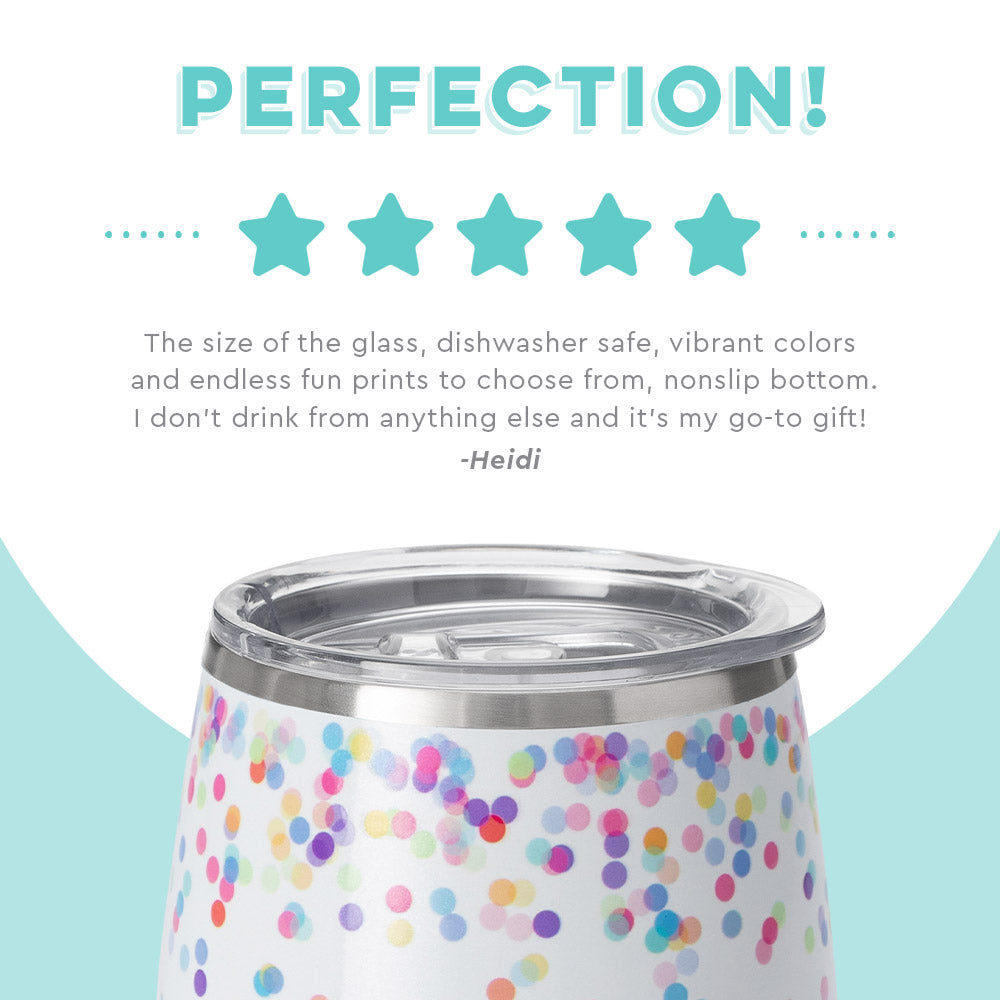 Swig Confetti Stemless Wine Tumbler 14 oz