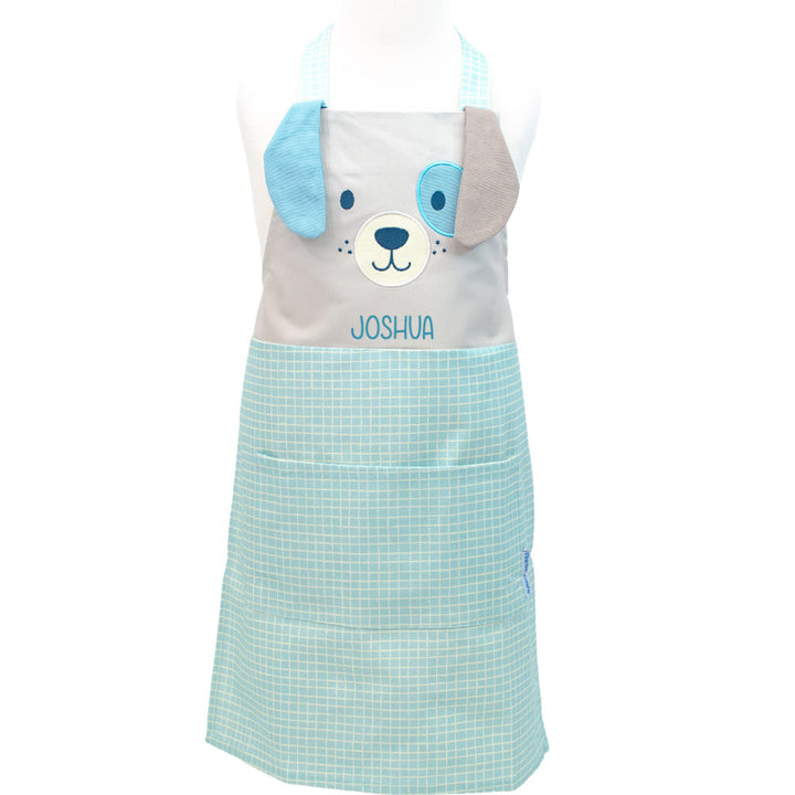 Personalized Stephen Joseph Child Kitchen Baking Cooking Apron - Puppy