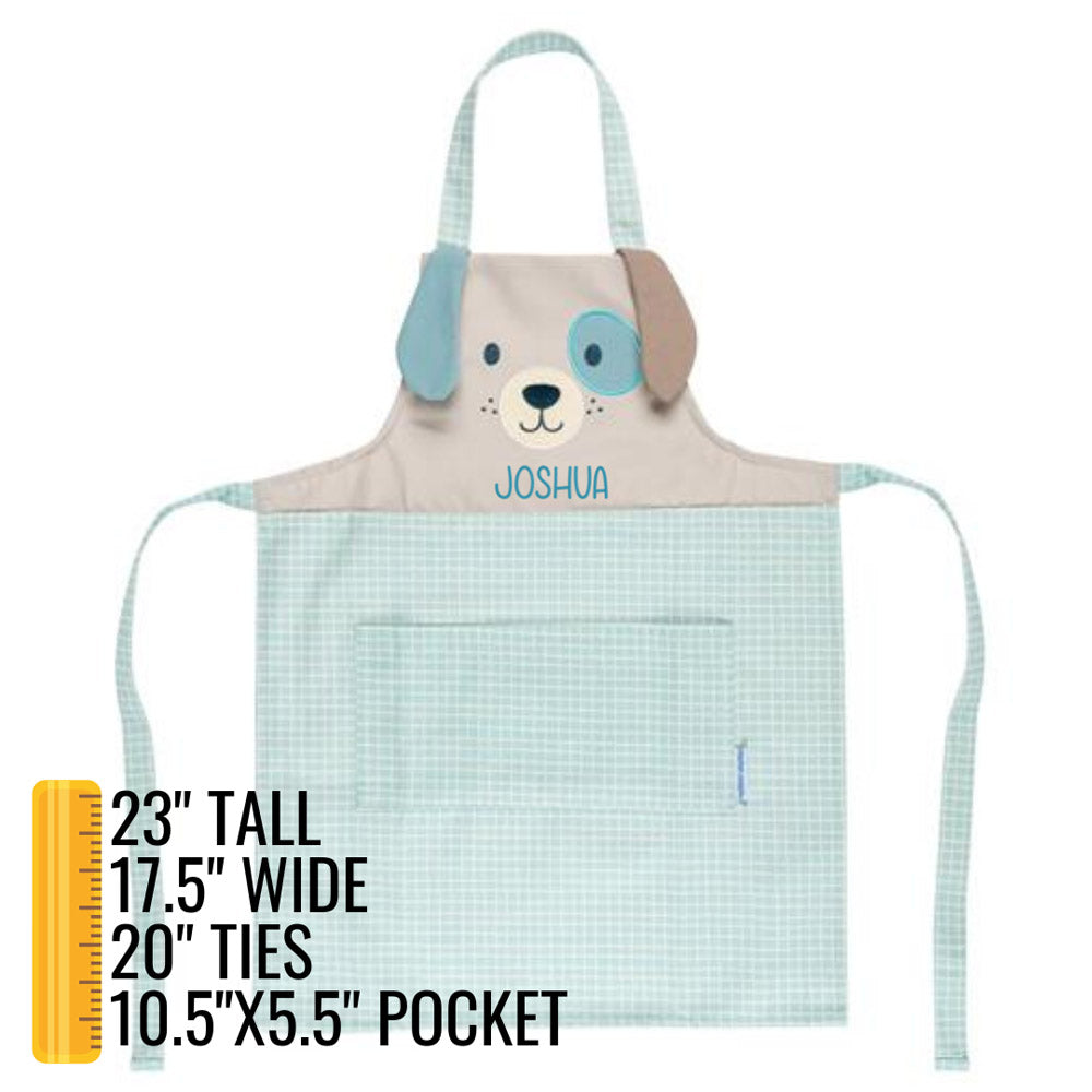 Personalized Stephen Joseph Child Kitchen Baking Cooking Apron - Puppy