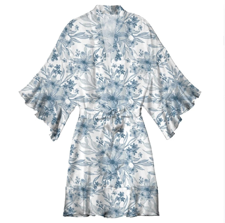 Satin Silky Monogrammed Robe - 3 Colors