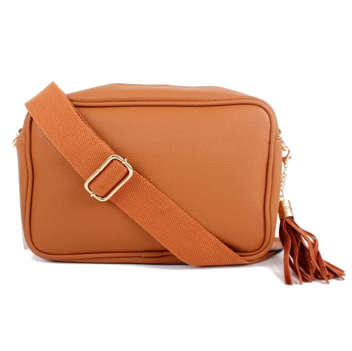 Monogrammed Camera Bag Purse - Faux Leather - Monogrammable Cross Body Purse - 5 Colors