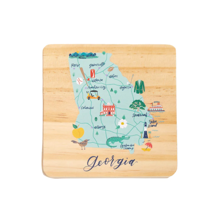Georgia Coasters - Set of 4 - Hometown Collection