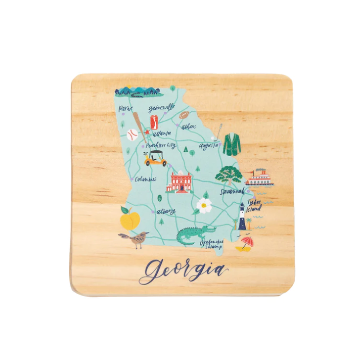 Georgia Coasters - Set of 4 - Hometown Collection