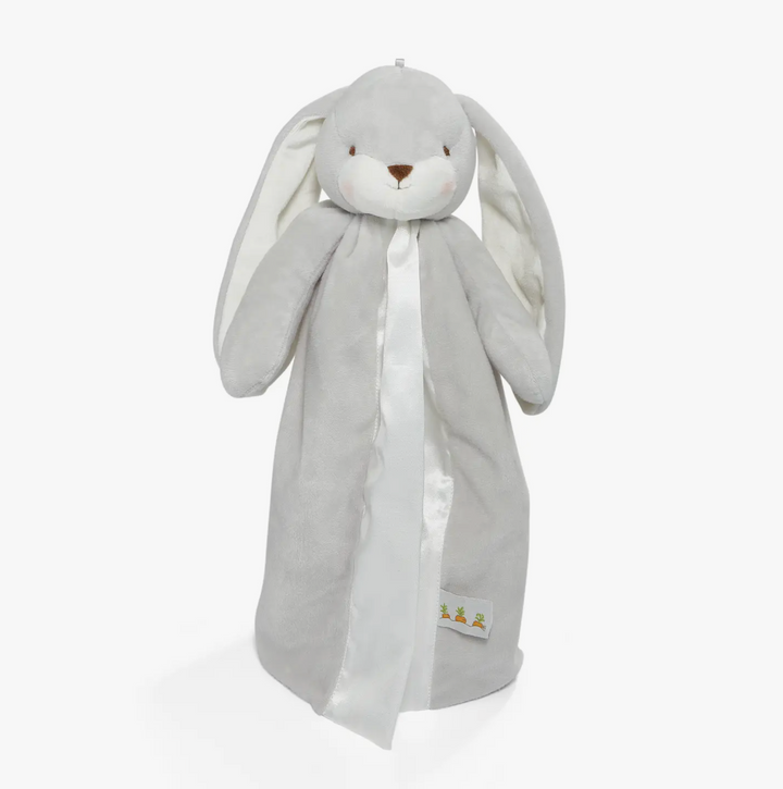Personalized Lovey Baby Blanket - Bunnies by the Bay Buddy Blanket - Gray