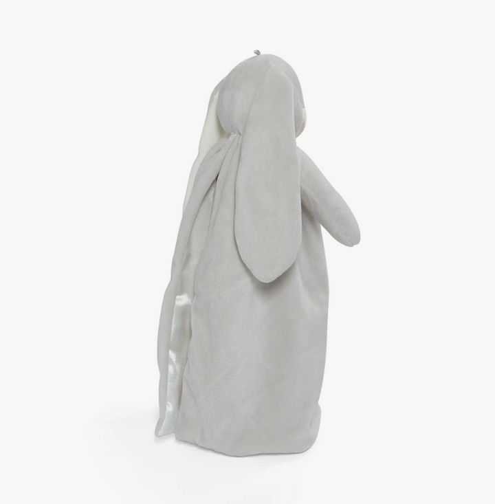 Personalized Lovey Baby Blanket - Bunnies by the Bay Buddy Blanket - Gray
