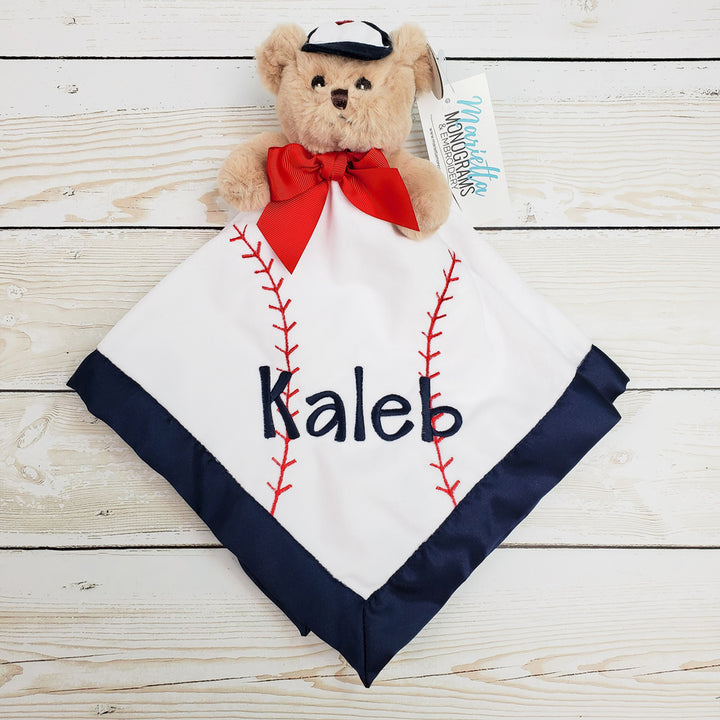 Snuggler - Little Slugger Bear - Personalized Baseball Baby Gift
