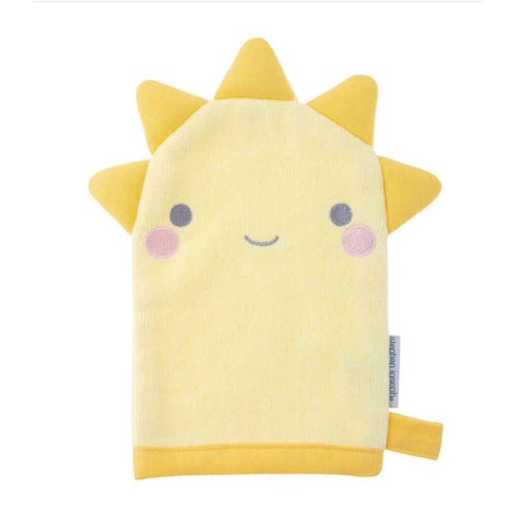 Personalized Hooded Towel Set for Baby and Toddler - Stephen Joseph - Sunshine
