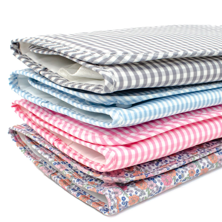TRVL Design - Game Changer Pad - Baby Changing Pad - Baby Gift - Grey Gingham