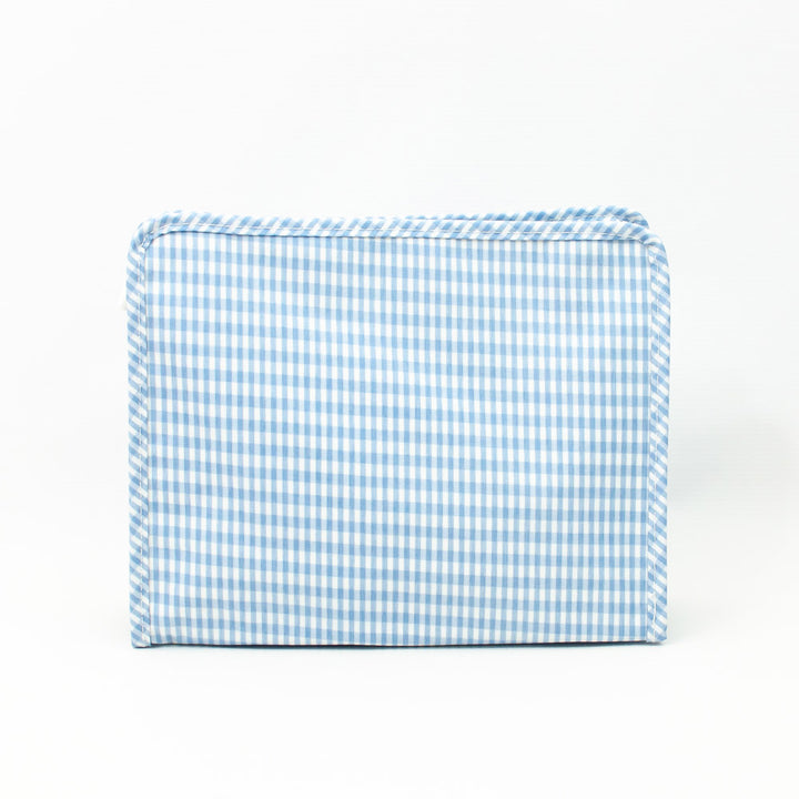 Large Roadie Pouch by TRVL Design - Light Blue Mist - Monogrammed Baby Gift - Diaper Pouch