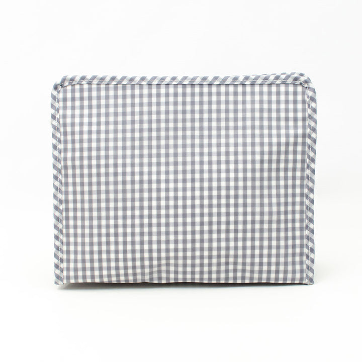 Large Roadie Pouch by TRVL Design - Grey Gingham - Monogrammed Baby Gift - Diaper Bag Organizer