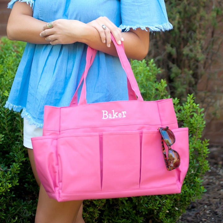 Carryall Craft Office Tote Bag - Navy, Black, Mint, Pink