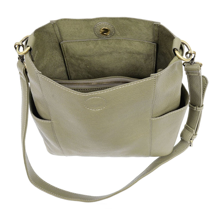 Kayleigh Bucket Bag - Crossbody Bag in a Bag - Monogrammed Tote