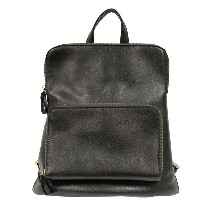 Vegan Leather Monogrammed Julia Backpack
