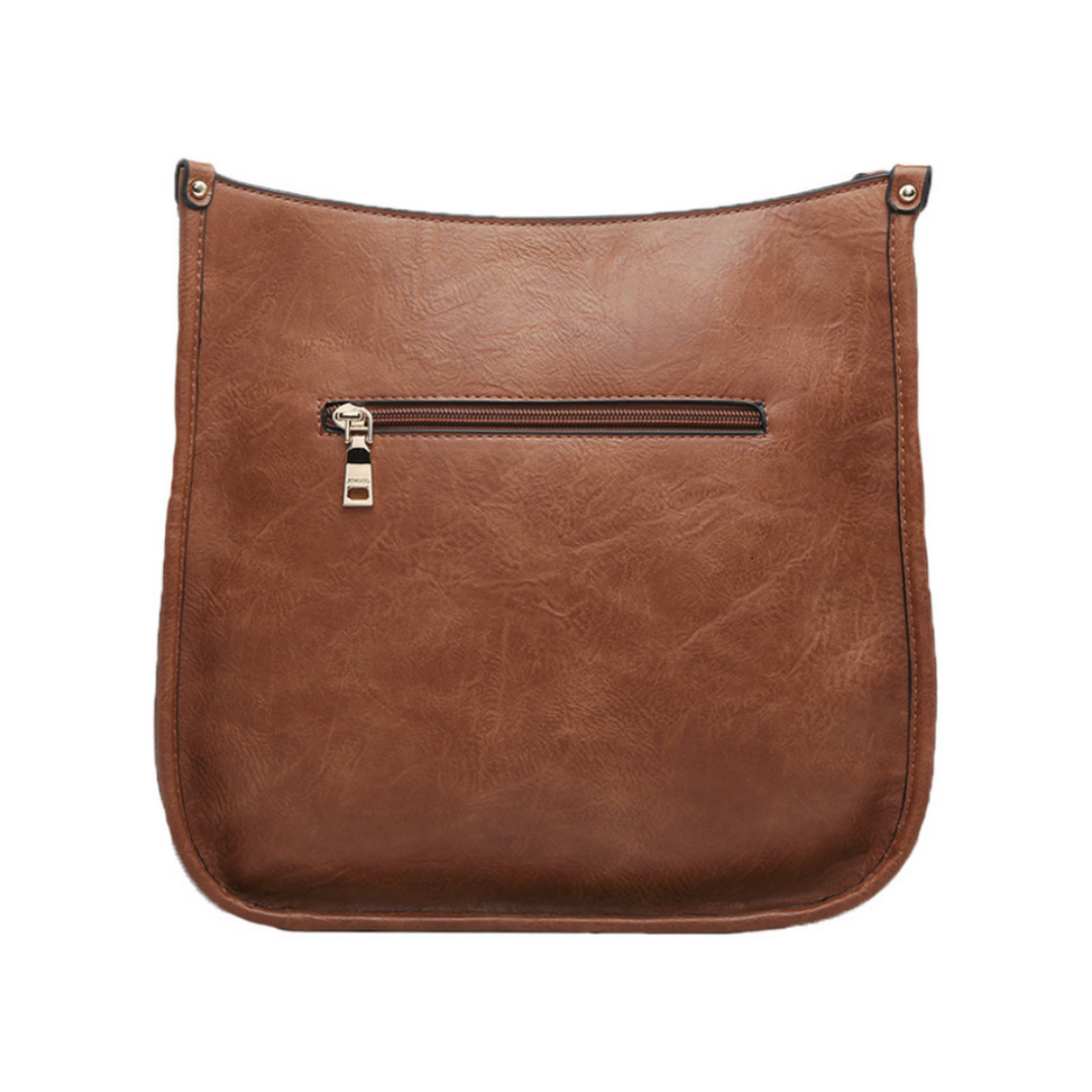 Vegan Leather Small Crossbody Purse With Guitar Strap